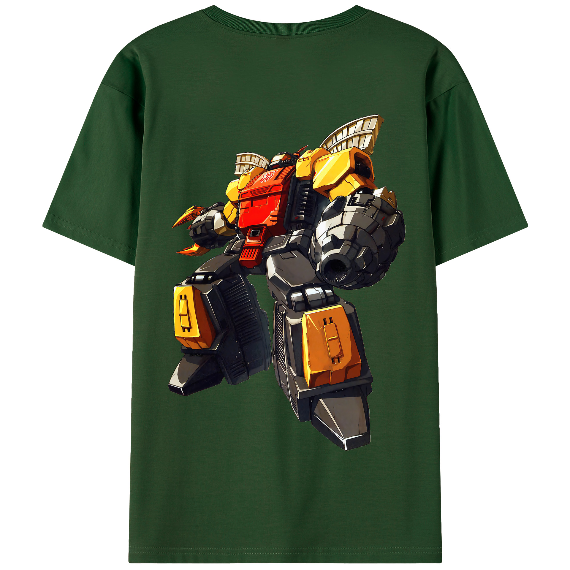 （画像用） Transformers トランスフォーマー 綿100％半袖Tシャツ（背面プリント）